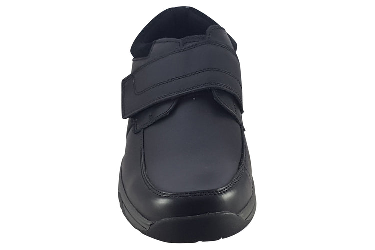 Hush Puppies Douglas Black Mens Shoes
