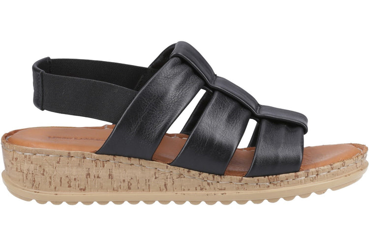 Hush Puppies Eden Gladiator Black Womens Sandals