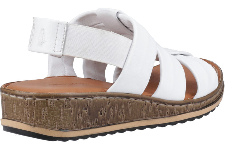 Hush Puppies Eden Gladiator White Womens Sandals