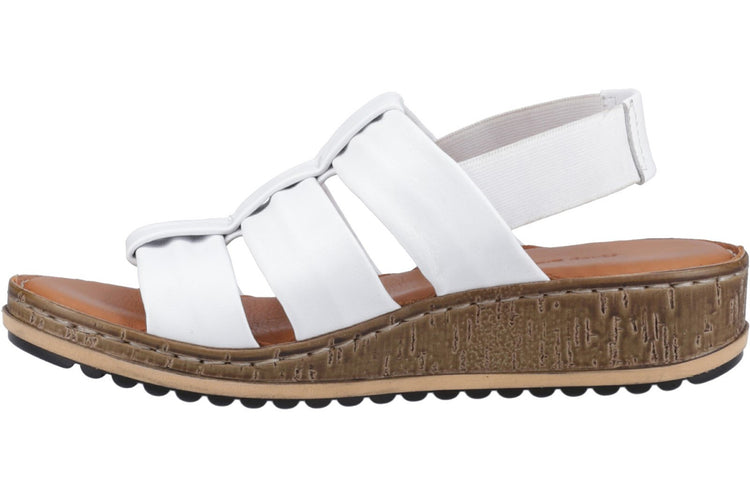 Hush Puppies Eden Gladiator White Womens Sandals