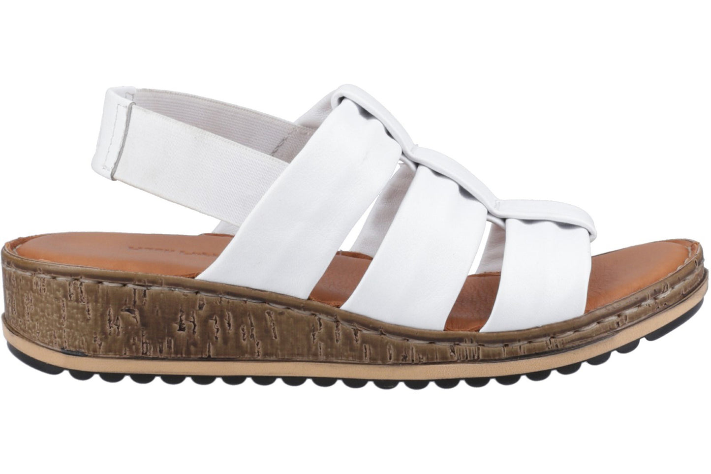 Hush Puppies Eden Gladiator White Womens Sandals