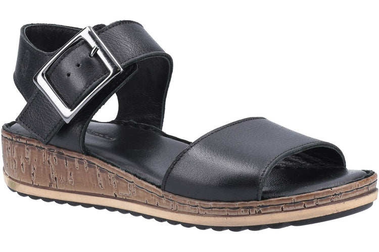 Hush Puppies Ellie Black Womens Sandals