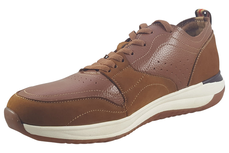 Hush Puppies Fabio 39624 Tan Mens Trainers