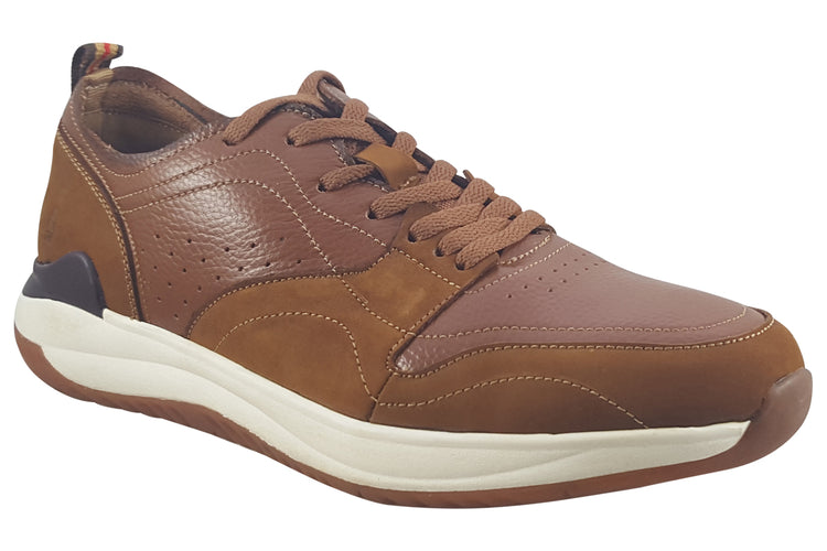 Hush Puppies Fabio 39624 Tan Mens Trainers