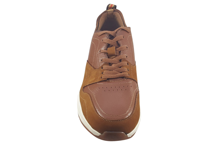 Hush Puppies Fabio 39624 Tan Mens Trainers