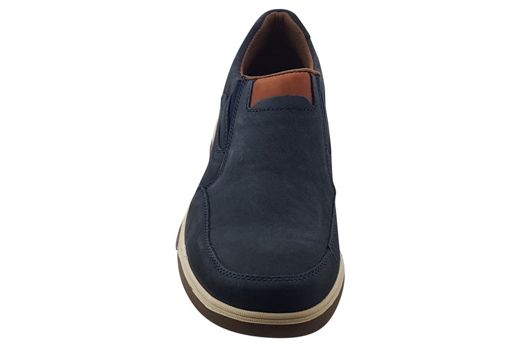 Hush Puppies Fletcher Navy Mens Shoes