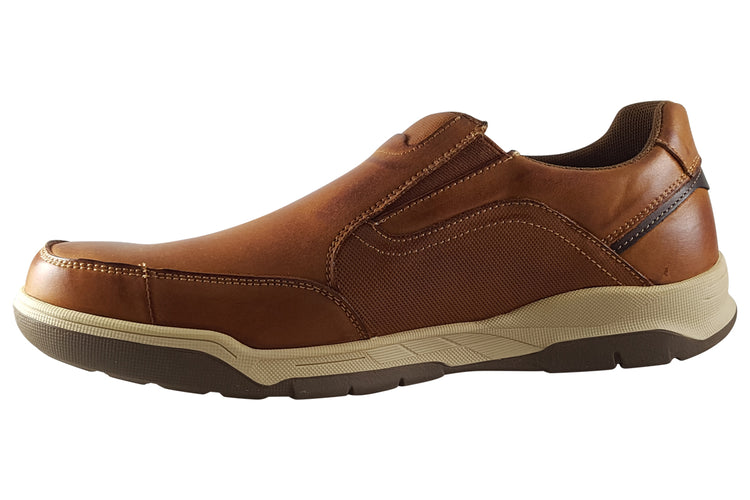 Hush Puppies Fletcher Tan Mens Shoes