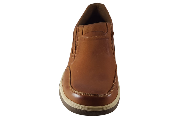 Hush Puppies Fletcher Tan Mens Shoes