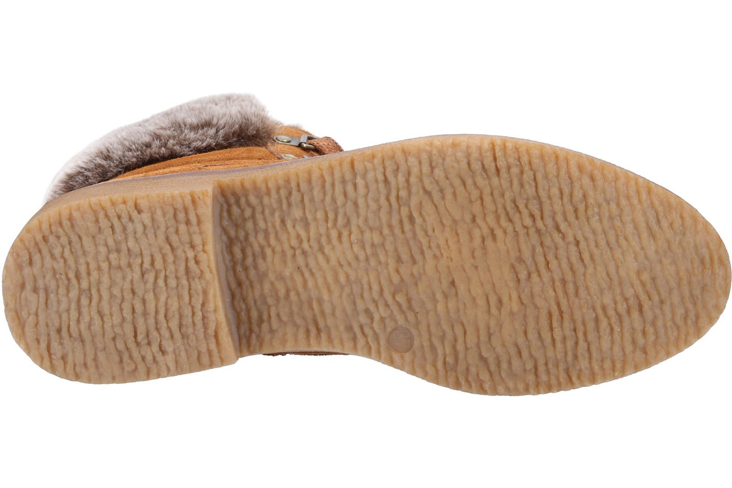 Hush Puppies Florence Wide Fit Tan Womens Boots