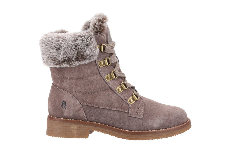 Hush Puppies Florence Wide Fit Taupe Womens Boots