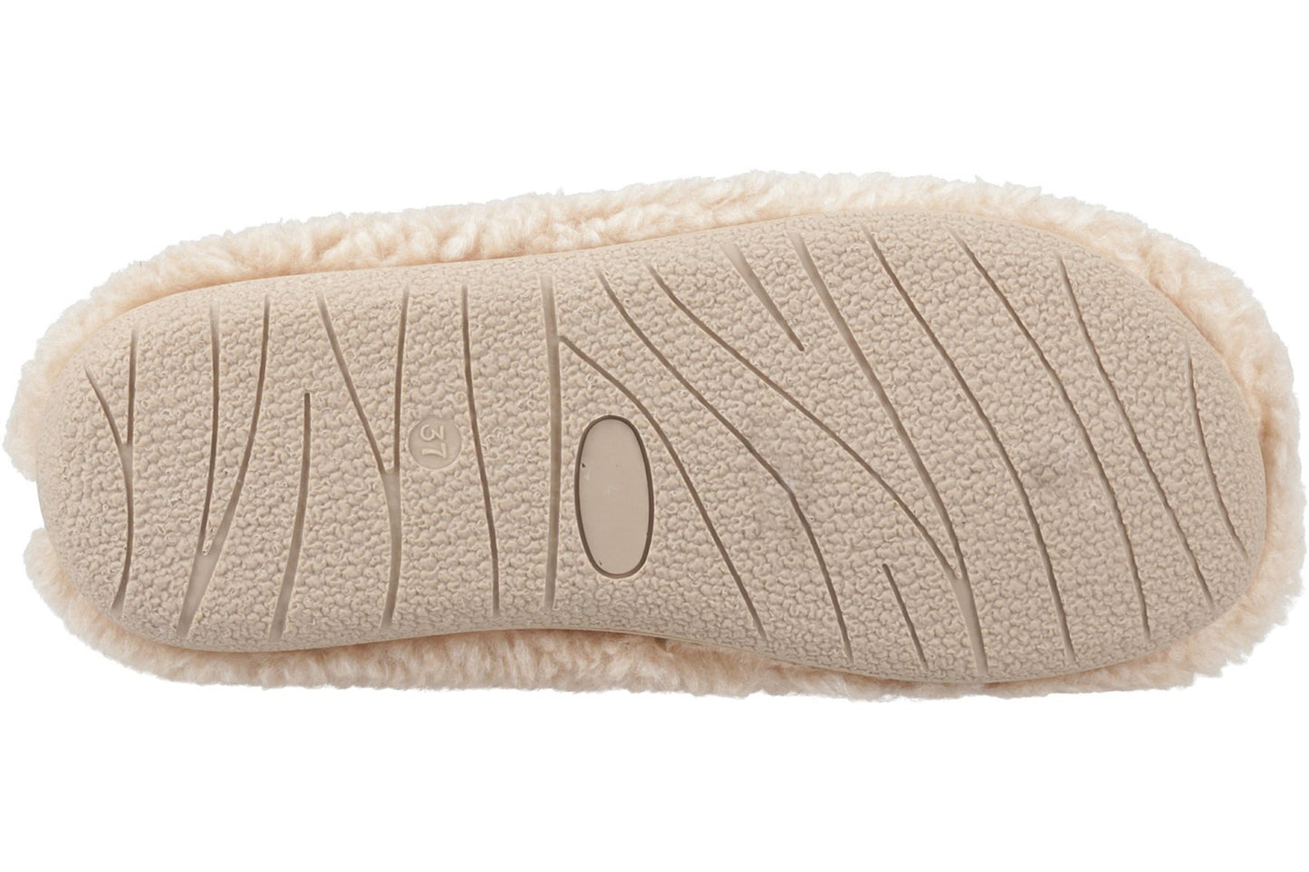 Hush Puppies Good Slipper Teddy Mule Beige Womens Slippers