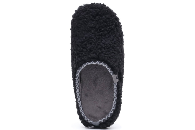Hush Puppies Good Slipper Teddy Mule Black Womens Slippers