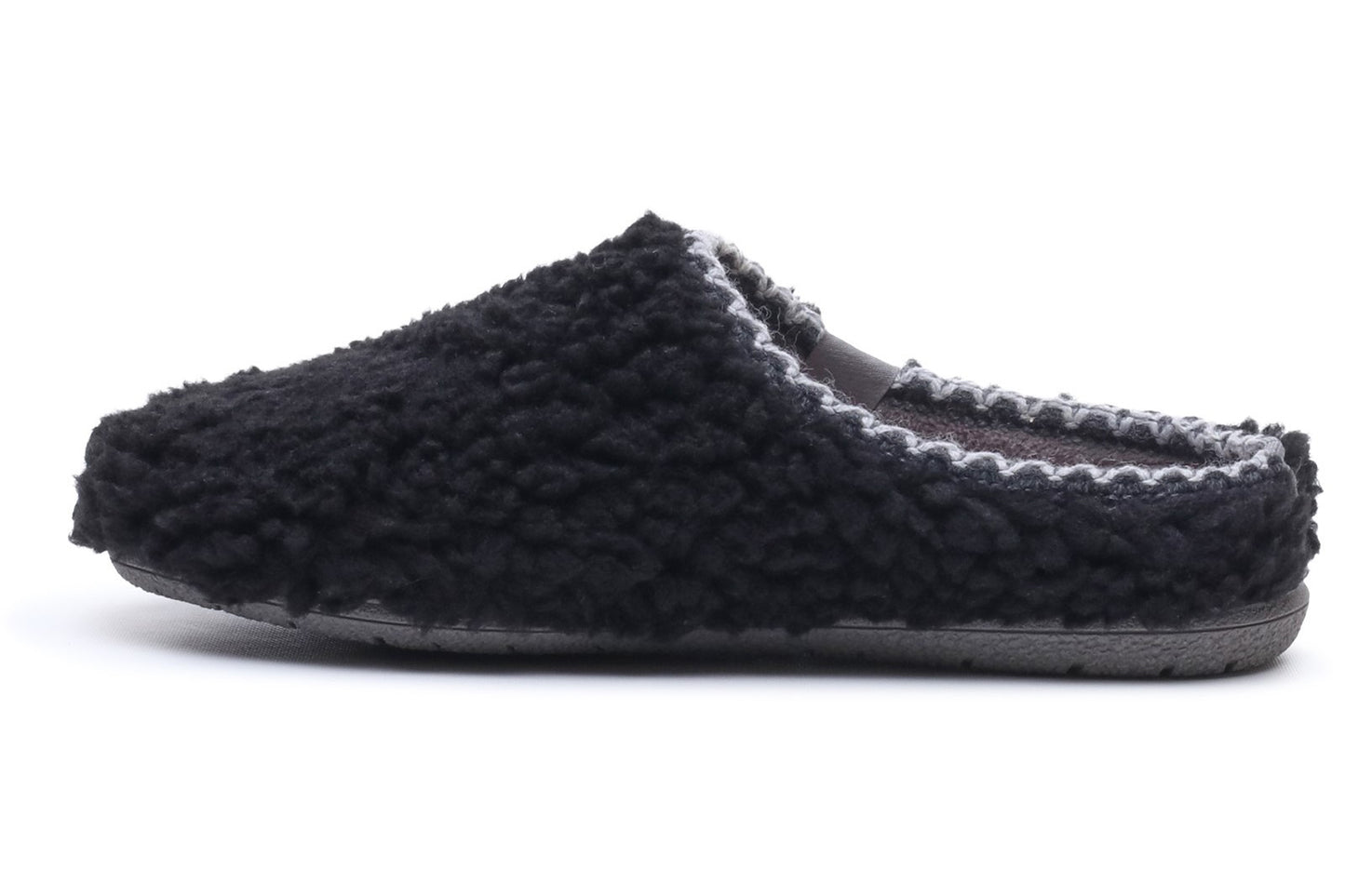 Hush Puppies Good Slipper Teddy Mule Black Womens Slippers