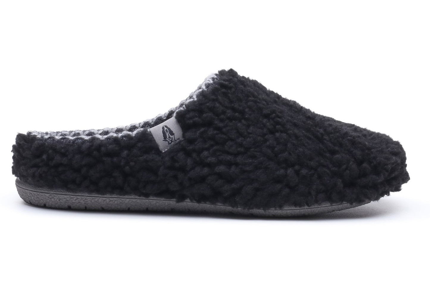 Hush Puppies Good Slipper Teddy Mule Black Womens Slippers