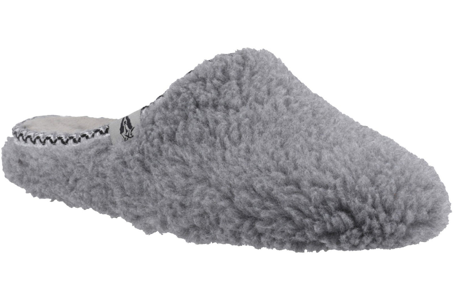 Hush Puppies Good Slipper Teddy Mule Grey Womens Slippers