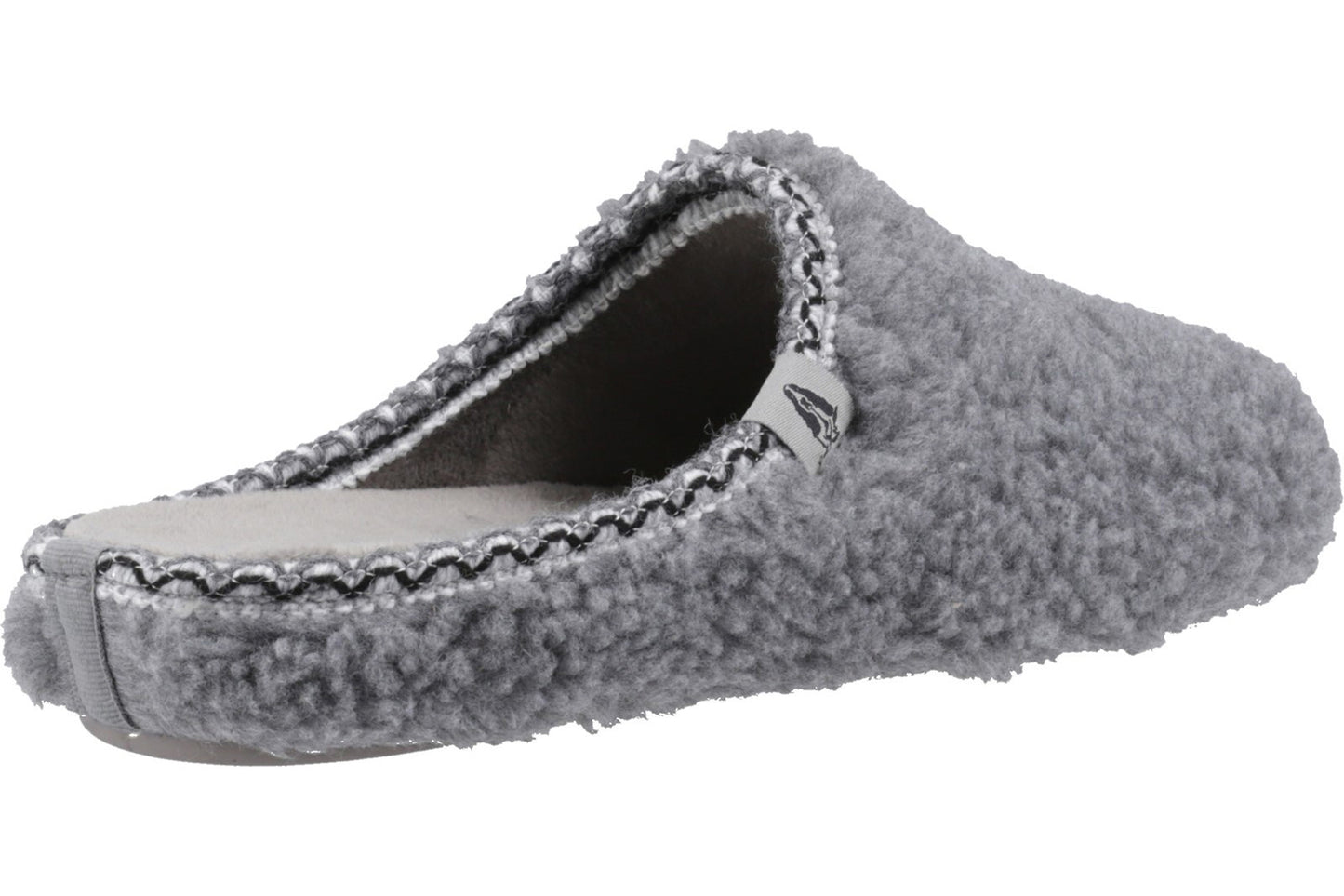 Hush Puppies Good Slipper Teddy Mule Grey Womens Slippers