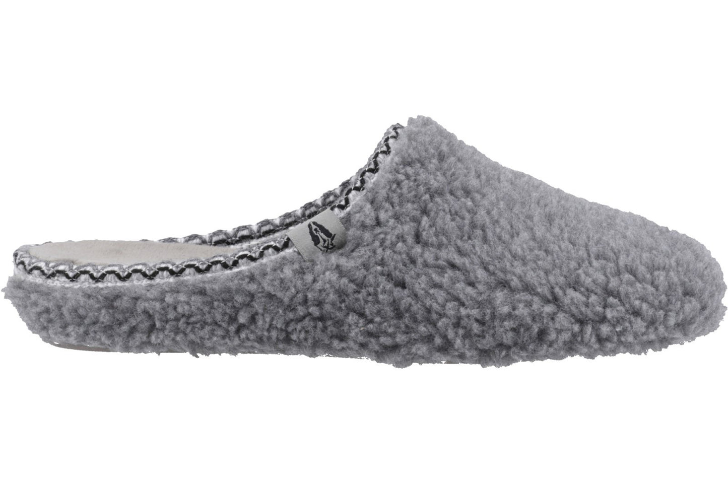 Hush Puppies Good Slipper Teddy Mule Grey Womens Slippers