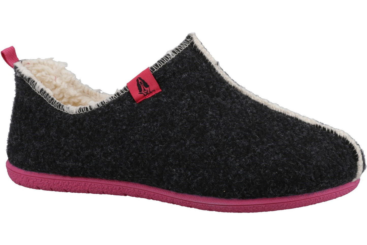 Hush Puppies Good Charcoal Womens Slippers