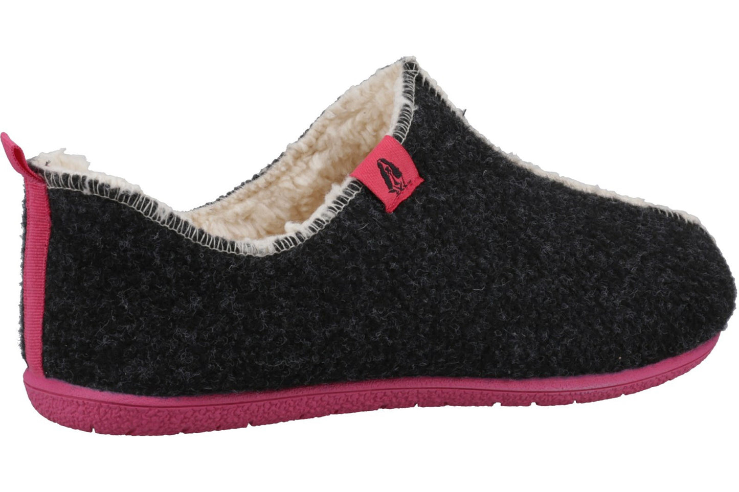 Hush Puppies Good Charcoal Womens Slippers