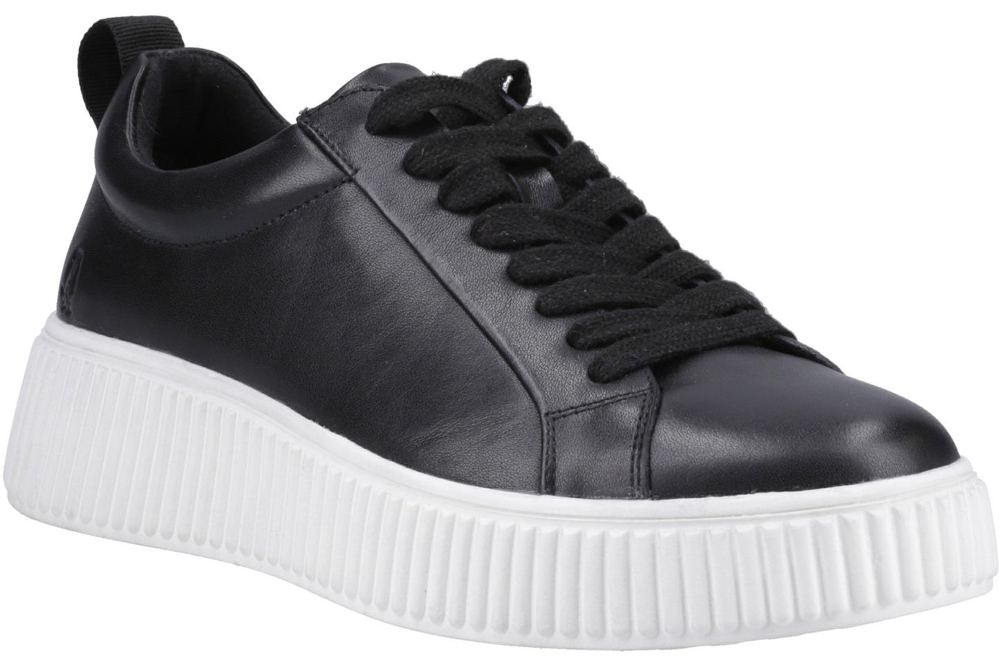 Hush Puppies Harlow Black Womens Fashion Trainers