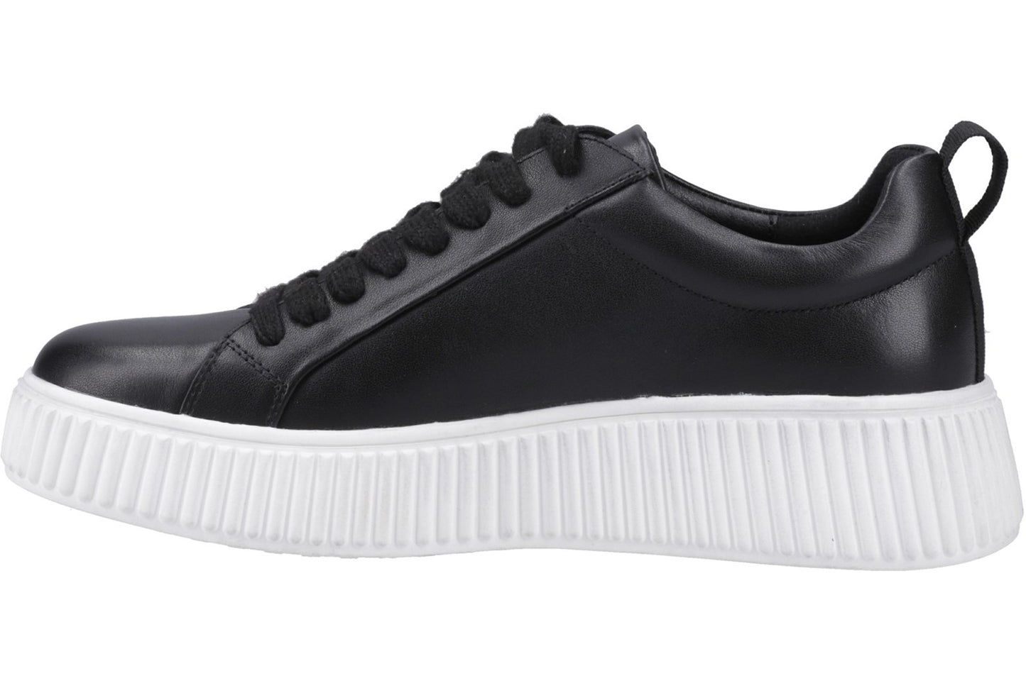 Hush Puppies Harlow Black Womens Fashion Trainers