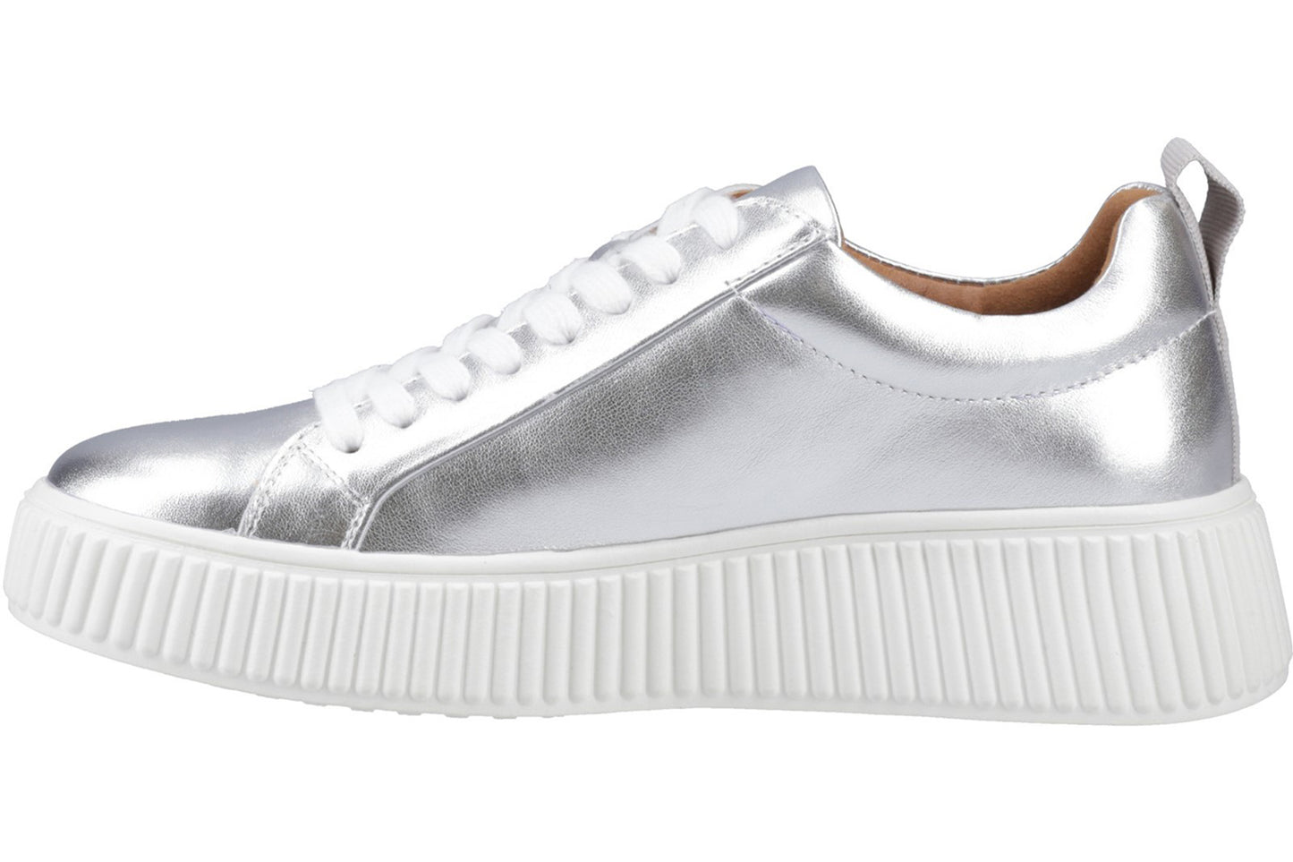 Hush Puppies Harlow Silver Womens Fashion Trainers