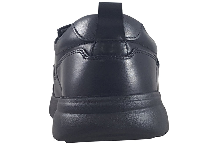Hush Puppies Harold Slip On Black Mens Shoes