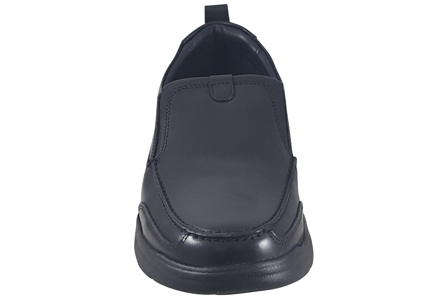 hush puppies harold slip on black mens shoes top