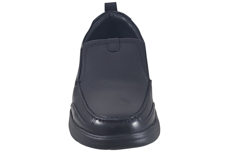 Hush Puppies Harold Slip On Black Mens Shoes