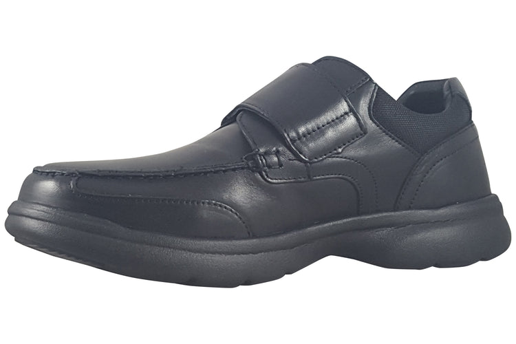 Hush Puppies Hector Touch Black Mens Shoes