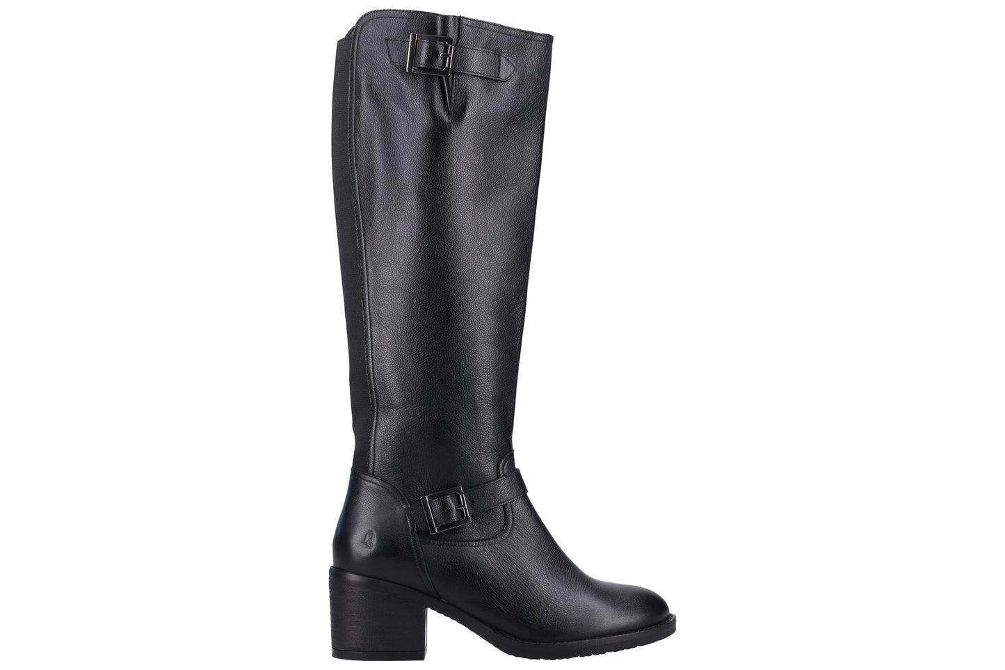 Hush Puppies Heidi Black Leather Women Boots