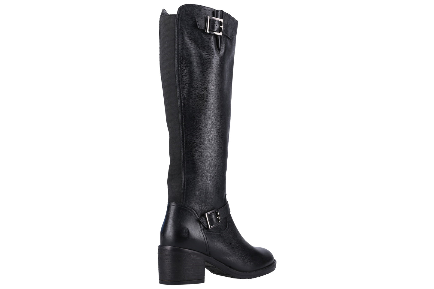 Hush Puppies Heidi Black Leather Women Boots