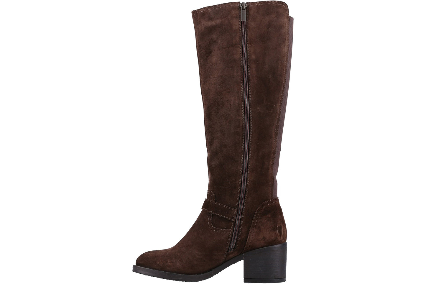 Hush Puppies Heidi Brown Suede Womens Boots