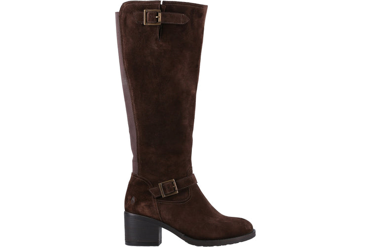 Hush Puppies Heidi Brown Suede Womens Boots