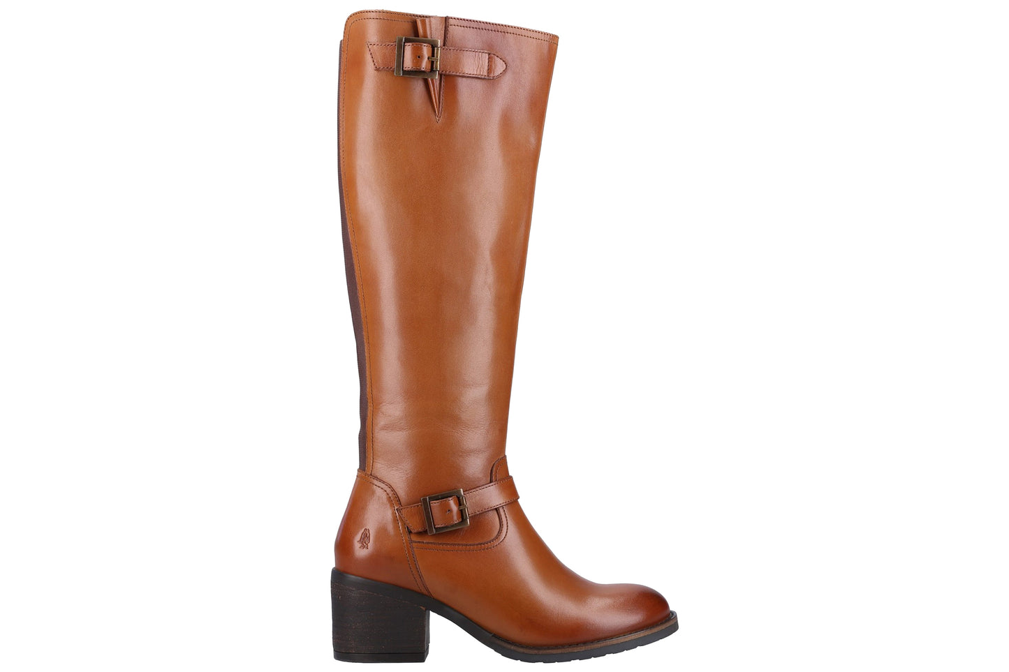 Hush Puppies Heidi Tan Leather Womens Boots