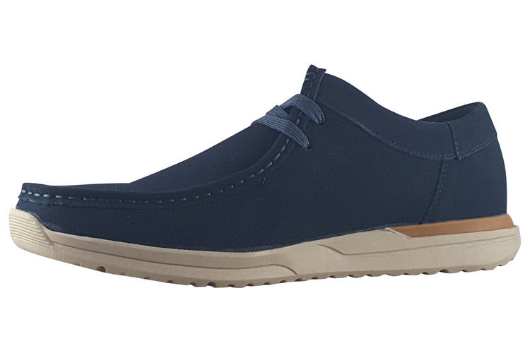 Hush Puppies Hendrix Navy Mens Shoes