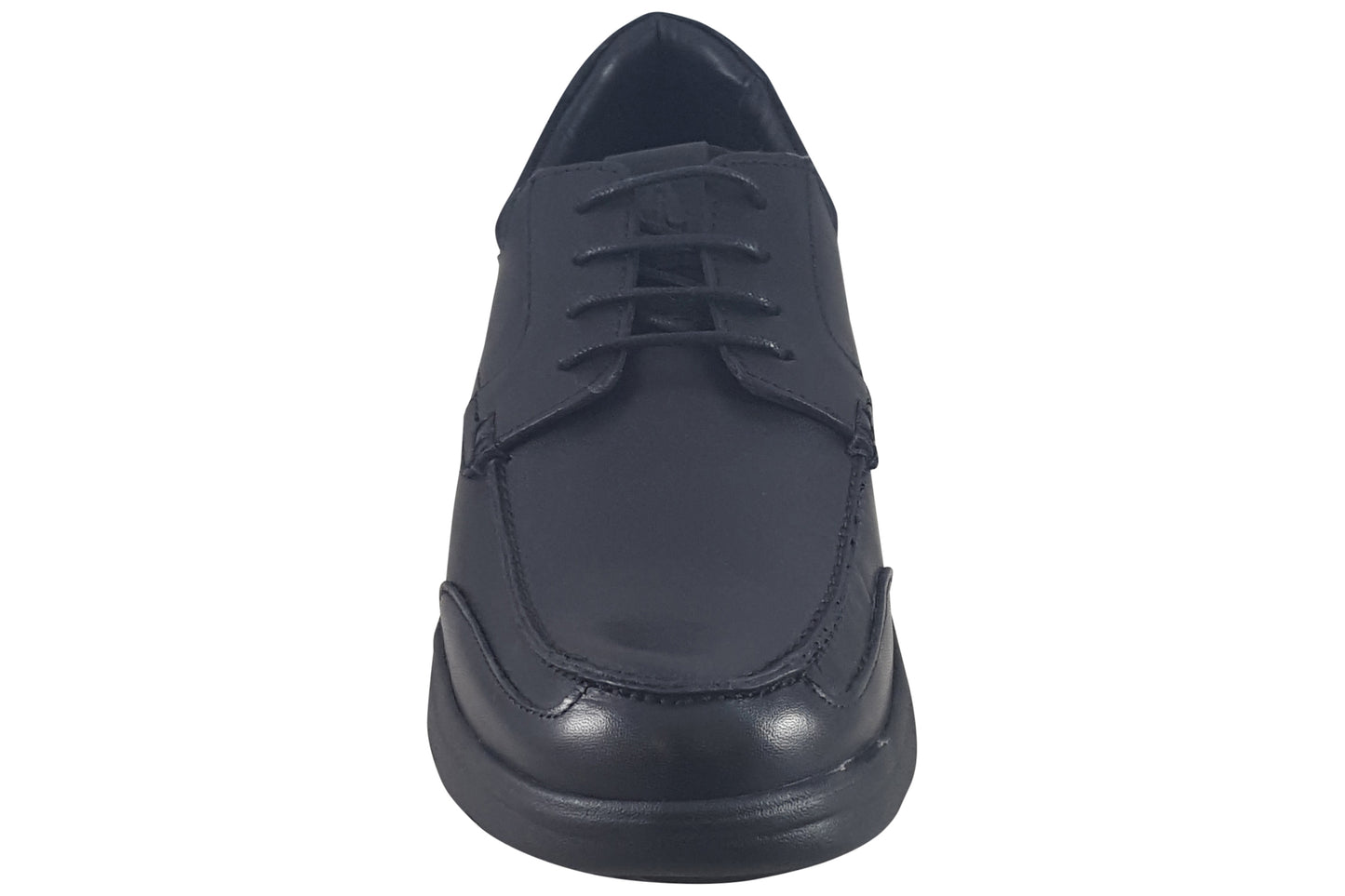 hush puppies hugh lace up black mens shoes top