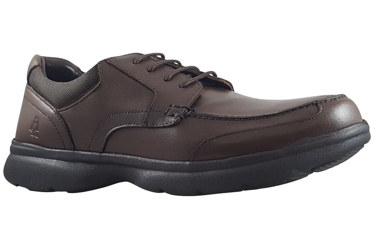 Hush Puppies Hugh Lace Up Mens Shoes Brown