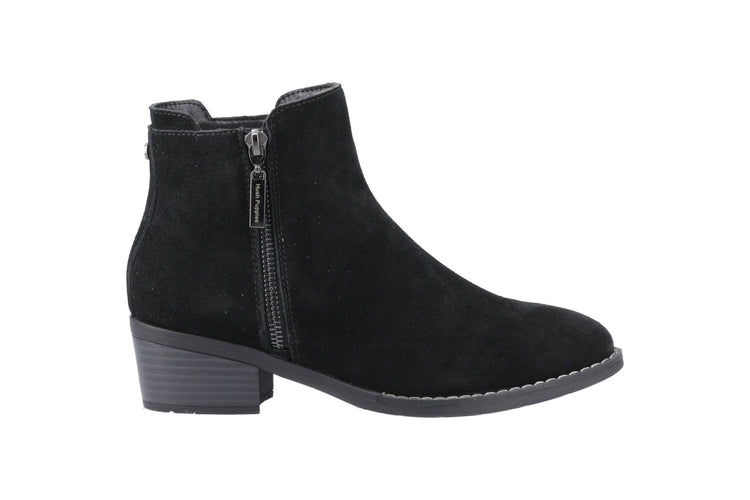 Hush Puppies Ingrid Black Womens Boots