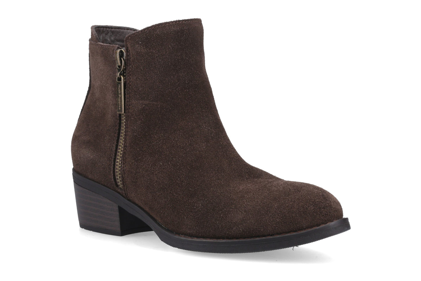 Hush Puppies Ingrid Chocolate Womens Boots