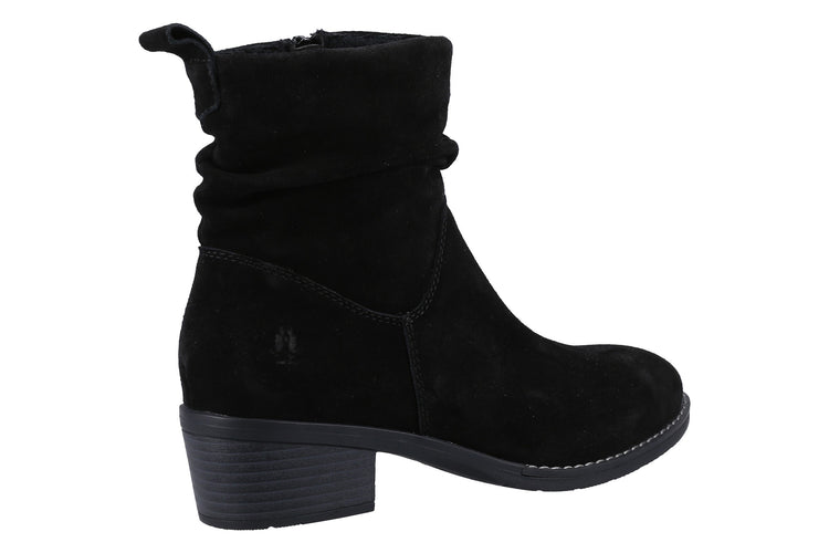 Hush Puppies Iris Black Womens Boots