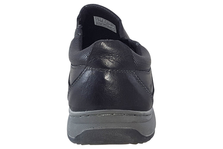 Hush Puppies Jasper Black Mens Shoes