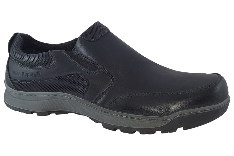 Hush Puppies Jasper Black Mens Shoes
