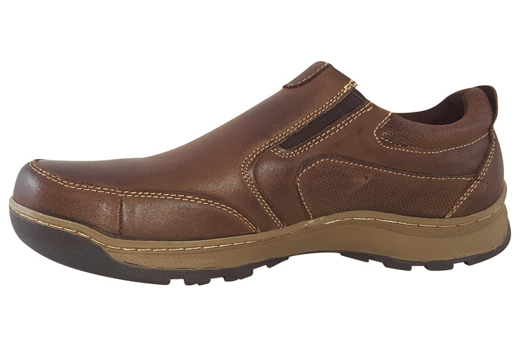 Hush Puppies Jasper Brown Mens Shoes
