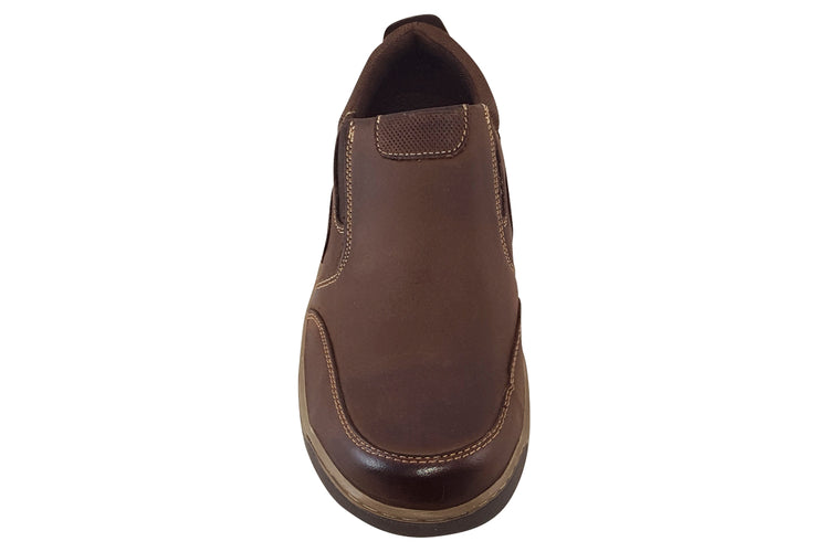 Hush Puppies Jasper Brown Mens Shoes
