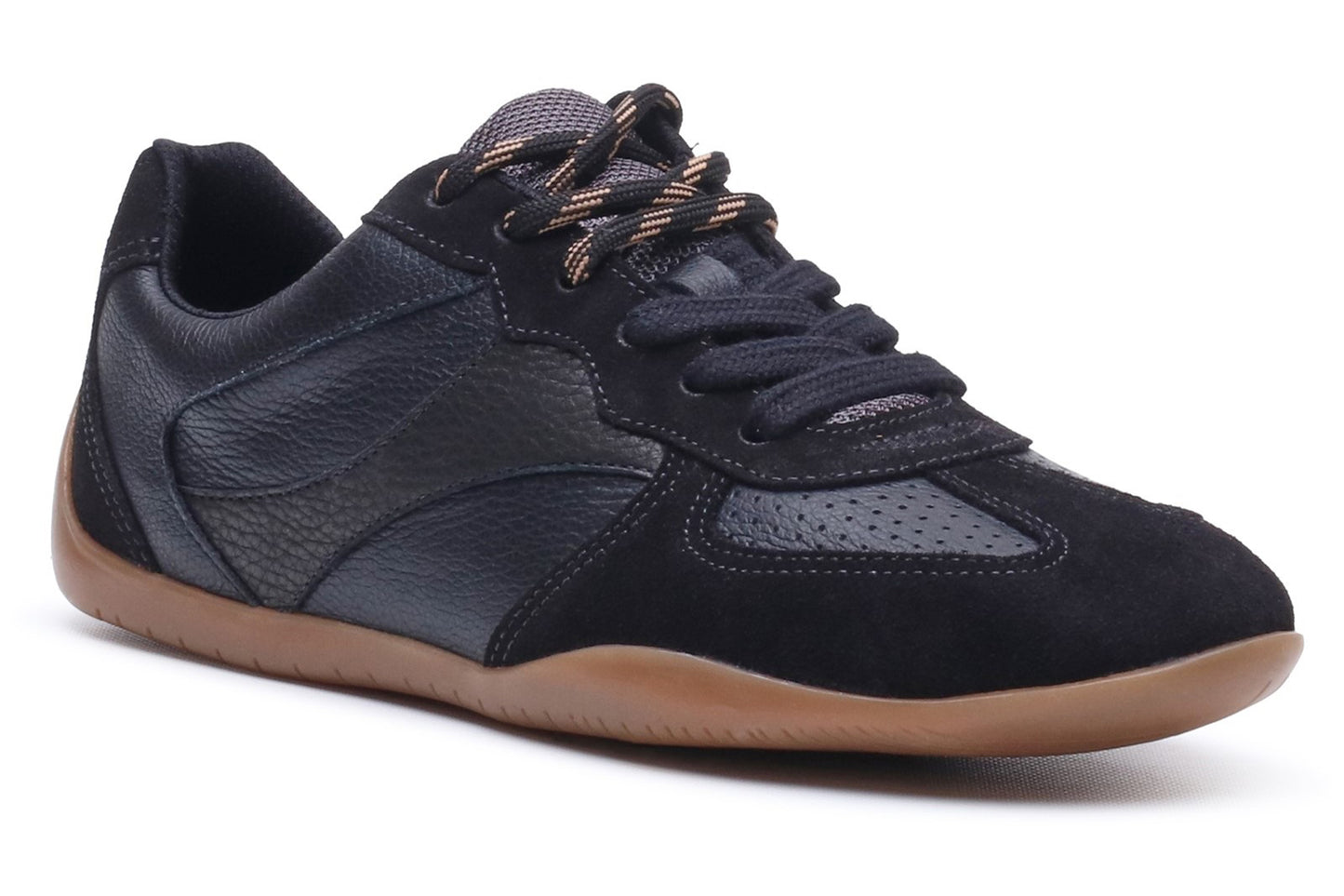 Hush Puppies Jovie Black Womens Fashion Trainers