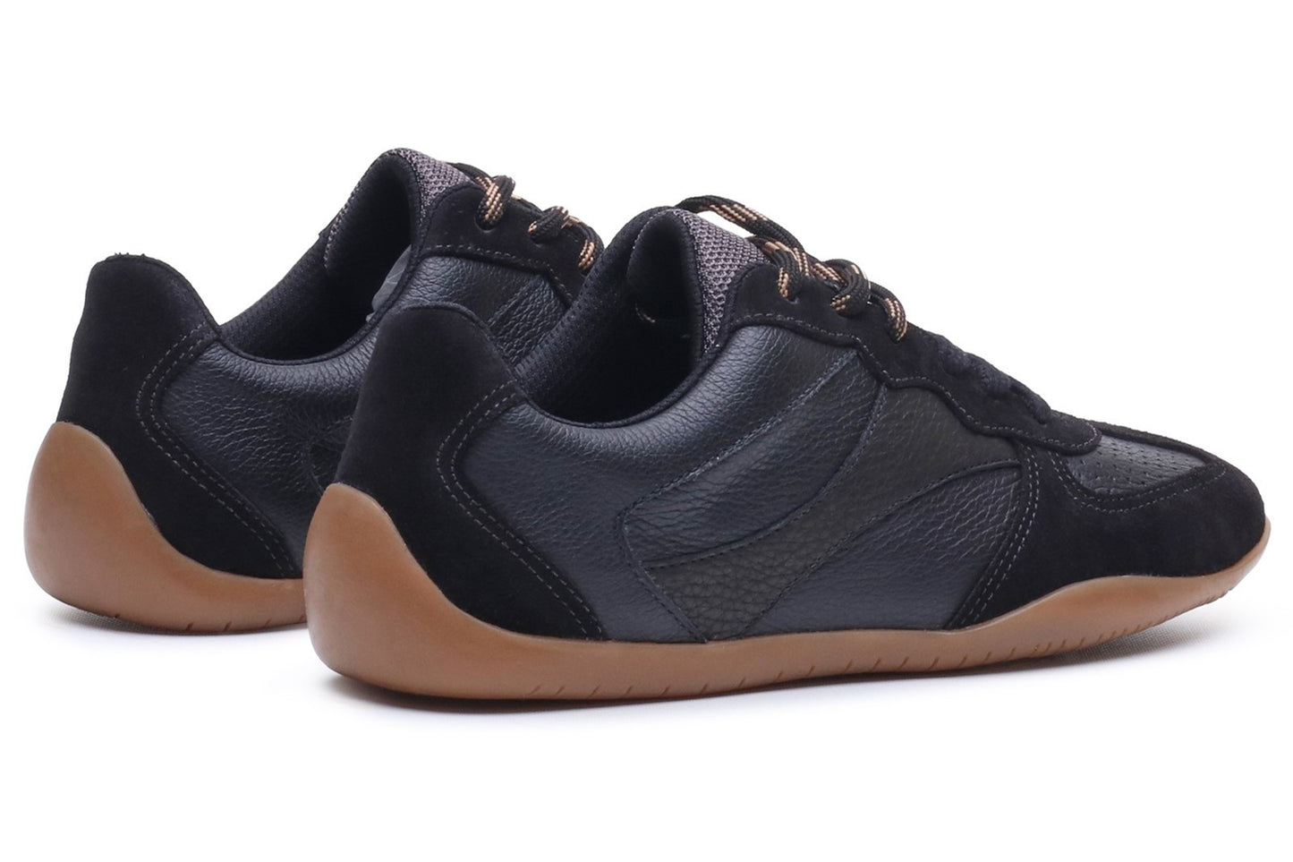 Hush Puppies Jovie Black Womens Fashion Trainers