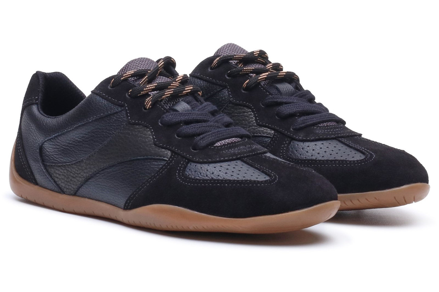 Hush Puppies Jovie Black Womens Fashion Trainers