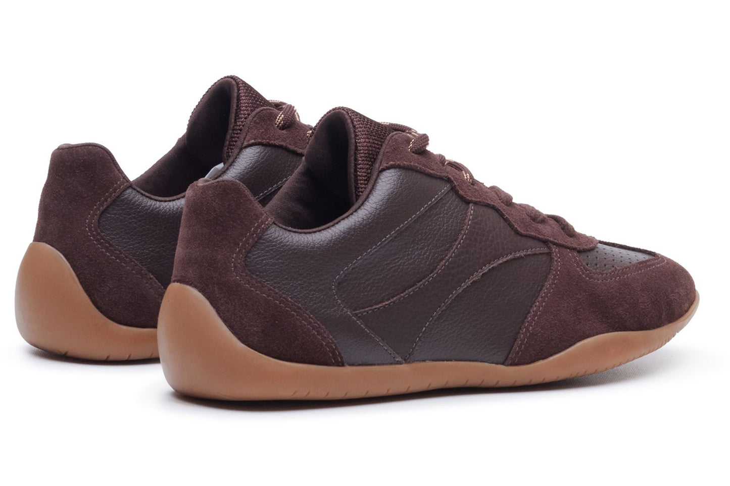 Hush Puppies Jovie Chocolate Womens Fashion Trainers