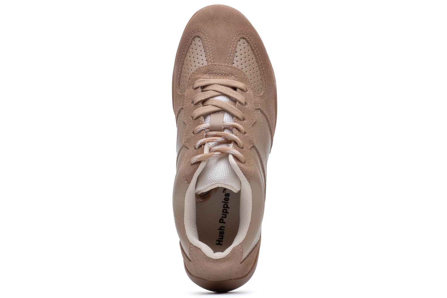 Hush Puppies Jovie Light Tan Womens Fashion Trainers